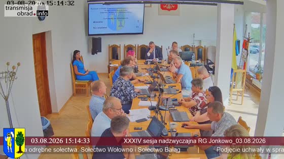 XXXIV sesja nadzwyczajna RG Jonkowo 03.08.2026