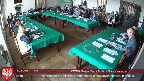 XXXVI Sesja Rady Miasta Sandomierza