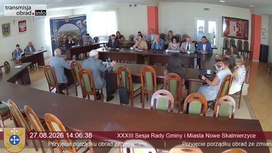 XXXIII Sesja Rady Gminy i Miasta Nowe Skalmierzyce
