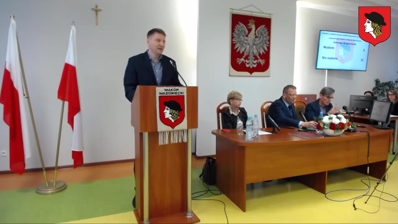 VI Sesja Rady Miejskiej w Makowie Mazowieckim