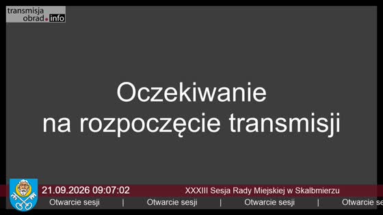 XXXIII Sesja Rady Miejskiej w Skalbmierzu