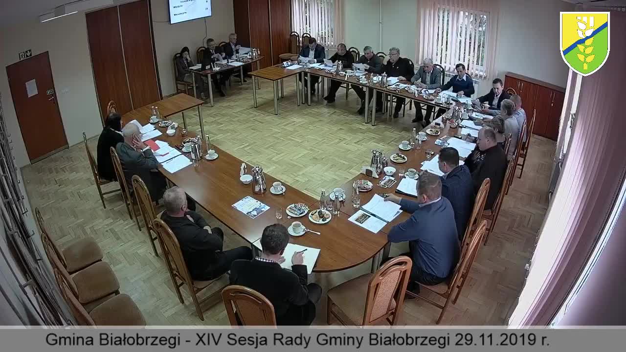 Transmisja XIV sesji Rady Gminy