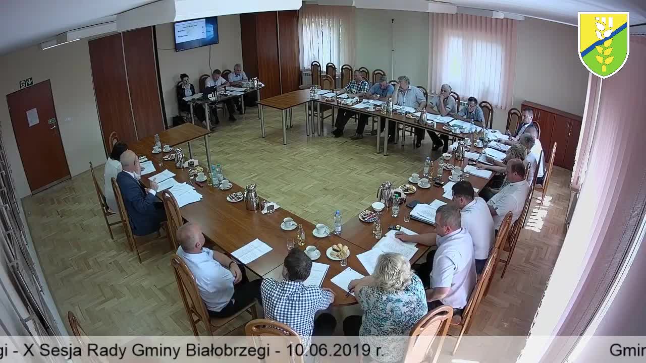 Transmisja X sesji Rady Gminy