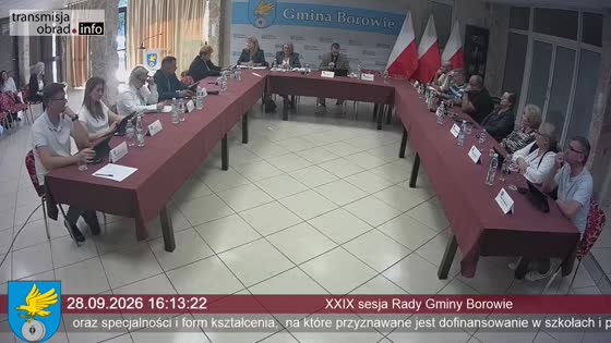 XXIX sesja Rady Gminy Borowie