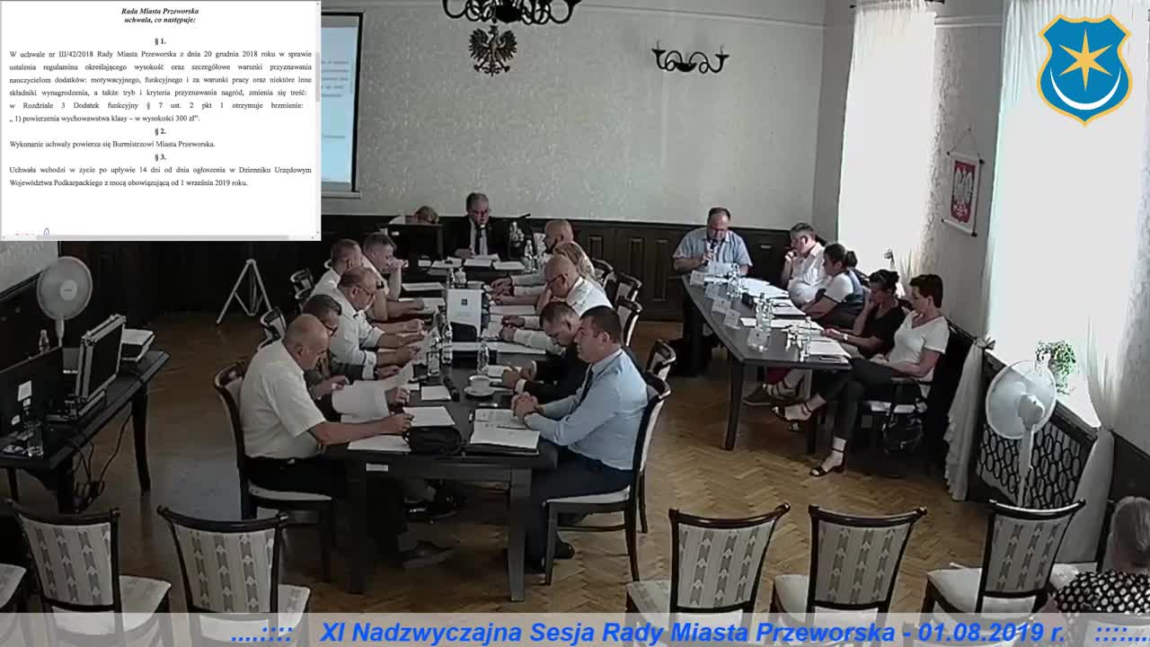 XI Nadzwyczajna Sesja Rady Miasta Przeworska