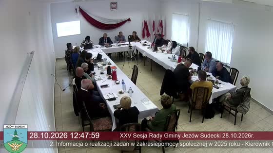 XXV Sesja Rady Gminy Jeżów Sudecki 28.10.2026r.