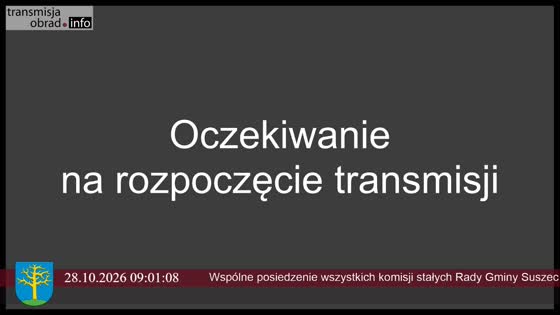 Wspólne posiedzenie wszystkich komisji stałych Rady Gminy Suszec