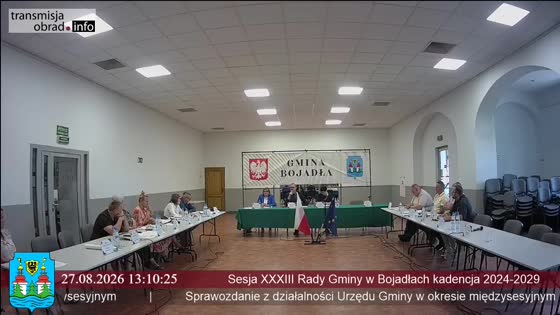 Sesja XXXIII Rady Gminy w Bojadłach kadencja 2024-2029