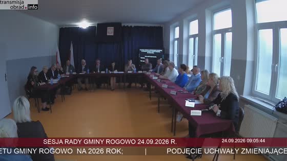 SESJA RADY GMINY ROGOWO 24.09.2026 R.