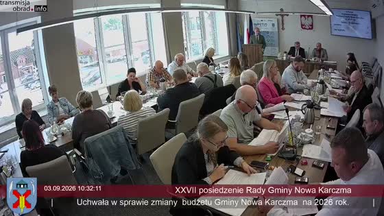 XXVII posiedzenie Rady Gminy Nowa Karczma