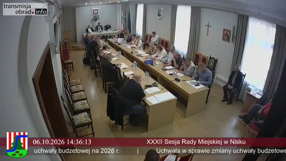 XXXII Sesja Rady Miejskiej w Nisku