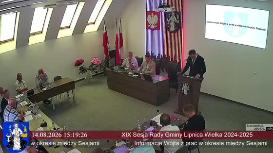 XIX Sesja Rady Gminy Lipnica Wielka 2024-2025