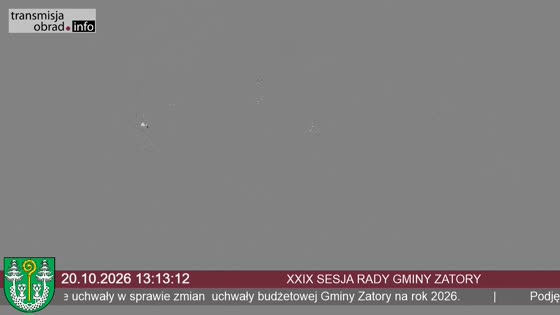 XXIX SESJA RADY GMINY ZATORY