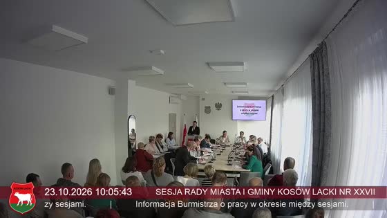 SESJA RADY MIASTA I GMINY KOSÓW LACKI NR XXVII