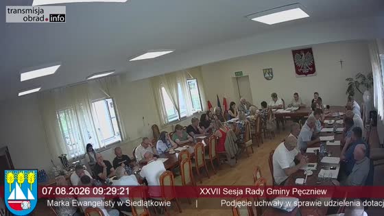 XXVII Sesja Rady Gminy Pęczniew