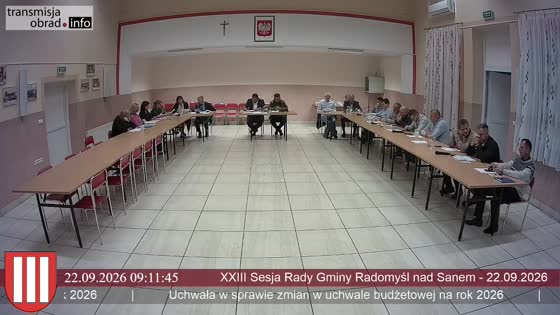 XXIII Sesja Rady Gminy Radomyśl nad Sanem - 22.09.2026